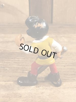 70’sのスマーフのジョアンのヴィンテージのPVC製フィギュア