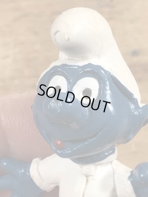 60年代頃のアストロノーツのスマーフのビンテージのPVCフィギュア