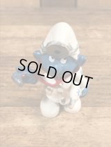 Schleich Smurf “Doctor” PVC Figure　スマーフ　ビンテージ　PVCフィギュア　70年代