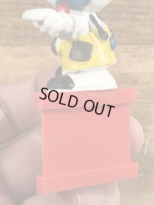 70’sのピエロのスマーフのヴィンテージのPVC製フィギュア