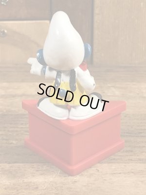 70’sのピエロのスマーフのヴィンテージのPVC製フィギュア