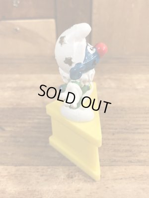 70年代頃のピエロのスマーフのビンテージのPVCフィギュア