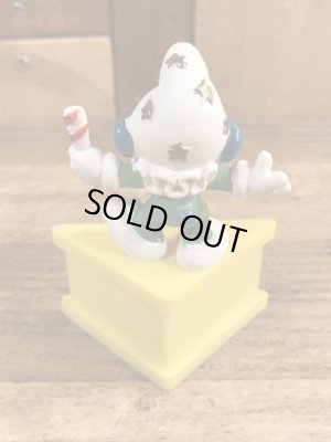 70’sのピエロのスマーフのヴィンテージのPVC製フィギュア