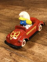 The Ertl Smurf “Smurfette” Digest Minicar　スマーフェット　ビンテージ　ミニカー　スマーフ　80年代