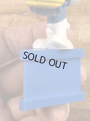 80’sのケーキを持ったスマーフのヴィンテージPVC製フィギュア