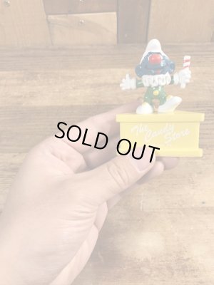 70’sのピエロのスマーフのヴィンテージのPVC製フィギュア