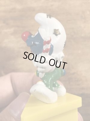 70年代頃のピエロのスマーフのビンテージのPVCフィギュア