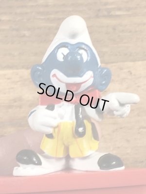 70年代頃のピエロのスマーフのビンテージのPVCフィギュア