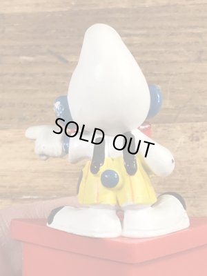 70年代頃のピエロのスマーフのビンテージのPVCフィギュア