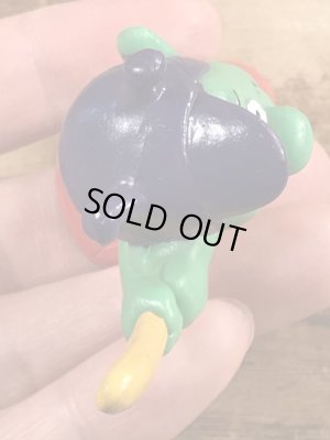 80年代頃の野球をしているアストロスニックのビンテージのPVCフィギュア