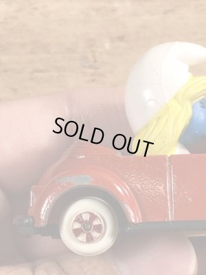 80年代頃のスマーフェットのビンテージのミニカー