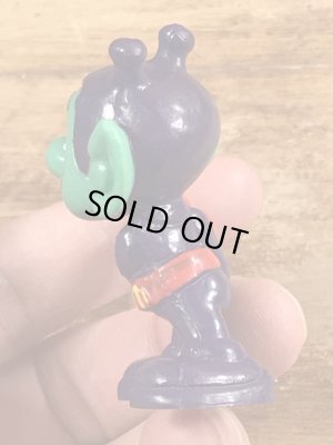 80’sの光線銃を持ったアストロスニックのヴィンテージのPVC製フィギュア