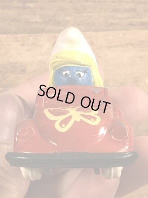 80年代頃のスマーフェットのビンテージのミニカー