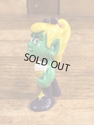 80’sのアイスクリームを持ったアストロスニックのヴィンテージのPVC製フィギュア