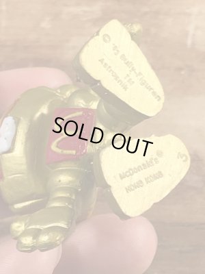 80’sのロボットのアストロスニックのヴィンテージのPVC製フィギュア