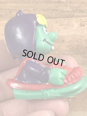 80’sのそりをしているヴィンテージのPVC製フィギュア