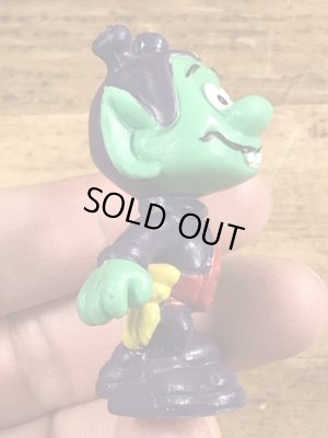 80’sの旗を持ったアストロスニックのヴィンテージのPVC製フィギュア