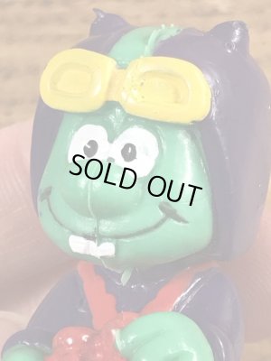 80年代頃のそりをしているビンテージのPVCフィギュア