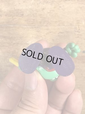 80’sの旗を持ったアストロスニックのヴィンテージのPVC製フィギュア