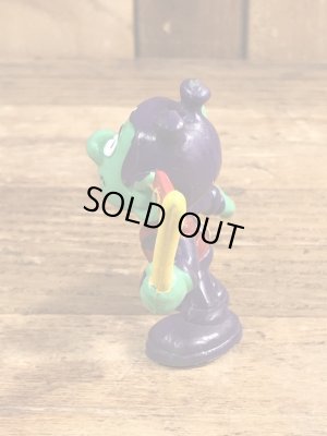 80’sの旗を持ったアストロスニックのヴィンテージのPVC製フィギュア