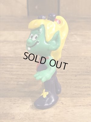 80’sの女の子のアストロスニックのヴィンテージのPVC製フィギュア