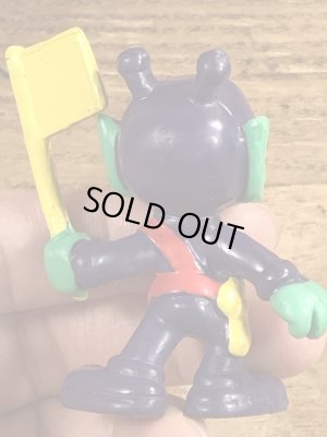 80年代頃のフラッグを持ったアストロスニックのビンテージのPVCフィギュア