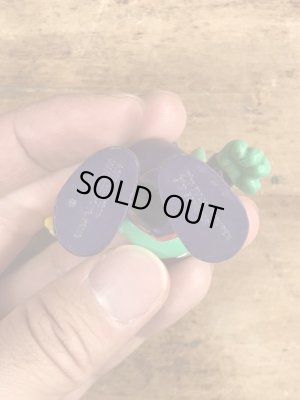 80’sの旗を持ったアストロスニックのヴィンテージのPVC製フィギュア