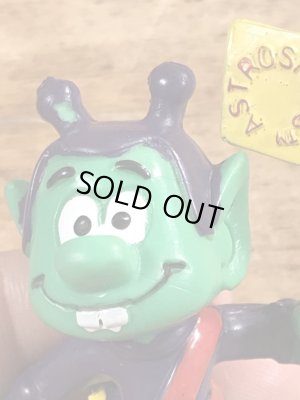 80年代頃のフラッグを持ったアストロスニックのビンテージのPVCフィギュア