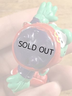 80年代頃のアイススケートをしているアストロスニックのビンテージのPVCフィギュア