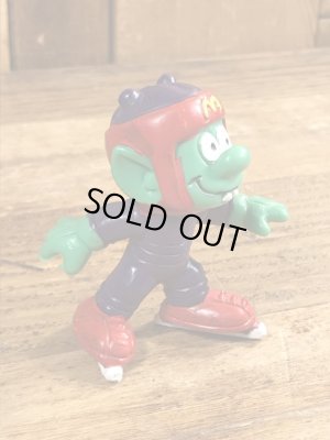 80年代頃のアイススケートをしているアストロスニックのビンテージのPVCフィギュア