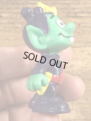 80’sの旗を持ったアストロスニックのヴィンテージのPVC製フィギュア