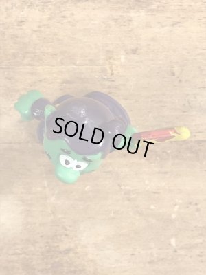 80年代頃のフラッグを持ったアストロスニックのビンテージのPVCフィギュア