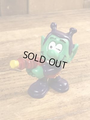 80年代頃の光線銃を持ったアストロスニックのビンテージのPVCフィギュア