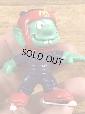 80年代頃のアイススケートをしているアストロスニックのビンテージのPVCフィギュア