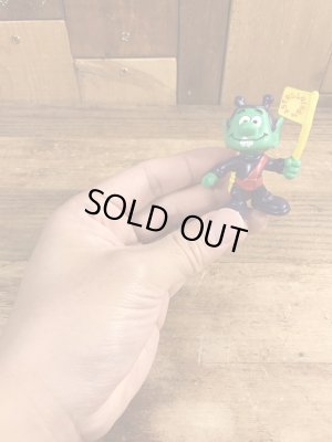 80’sの旗を持ったアストロスニックのヴィンテージのPVC製フィギュア