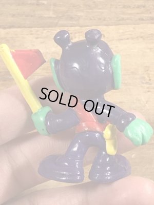 80年代頃のフラッグを持ったアストロスニックのビンテージのPVCフィギュア