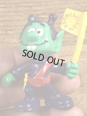 80年代頃のフラッグを持ったアストロスニックのビンテージのPVCフィギュア