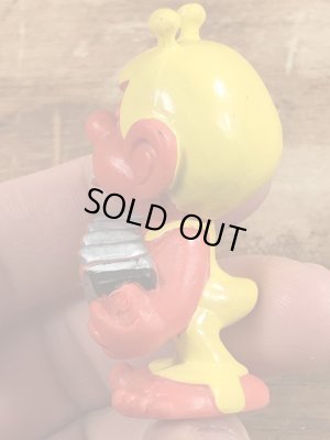 80’sのアコーディオンを弾いているアストロスニックのヴィンテージのPVC製フィギュア