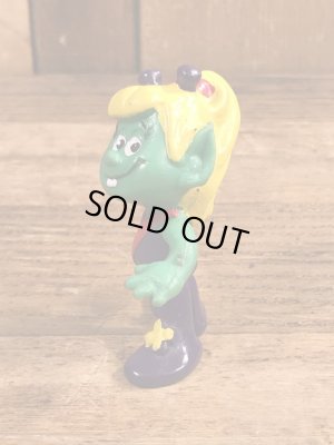 80’sの女の子のアストロスニックのヴィンテージのPVC製フィギュア