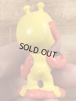 80年代頃のアコーディオンを弾いているアストロスニックのビンテージのPVCフィギュア