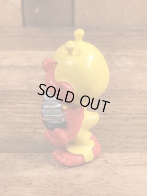 80’sのアコーディオンを弾いているアストロスニックのヴィンテージのPVC製フィギュア