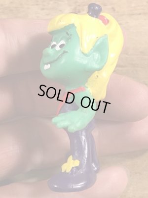 80’sの女の子のアストロスニックのヴィンテージのPVC製フィギュア