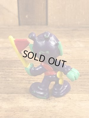 80’sのフラッグを持ったアストロスニックのヴィンテージのPVC製フィギュア