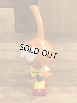 80年代頃のローラースケートをしているスノークスのビンテージのPVCフィギュア