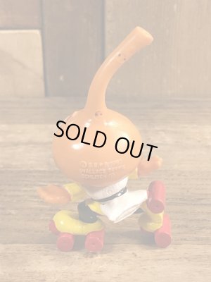 80’sのローラースケートをしているスノークスのヴィンテージのPVC製フィギュア