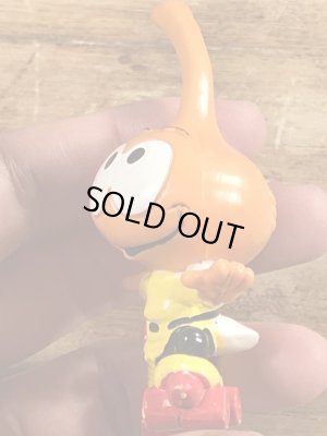 80’sのローラースケートをしているスノークスのヴィンテージのPVC製フィギュア