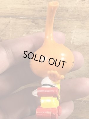 80’sのローラースケートをしているスノークスのヴィンテージのPVC製フィギュア