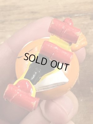 80’sのローラースケートをしているスノークスのヴィンテージのPVC製フィギュア