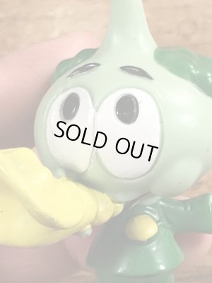 80年代頃のホーンを吹いたスノークスのヴィンテージのPVC製フィギュア