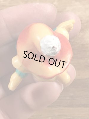 70年代頃のスマーフによく似たグノームファミリーのビンテージのPVCフィギュア